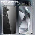 thumbnail image 6 of Slim Fit Case for Samsung Galaxy S24 2024 - Hard PC Back & Soft TPU Bumper, Shockproof Protective Case for Samsung Galaxy S24 5G 2024 (Clear, Galaxy S24), 6 of 16