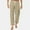 New1/Khaki, variant on Otvok Mens Linen Solid Color Loose Fashionable Drawstring Pants with Pockets