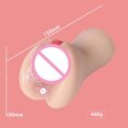 thumbnail image 4 of Coño vaginal artificial Juguete sexual Vagina Masturbador 2 agujeros Hombre TFixol Producto vivo, 4 of 6