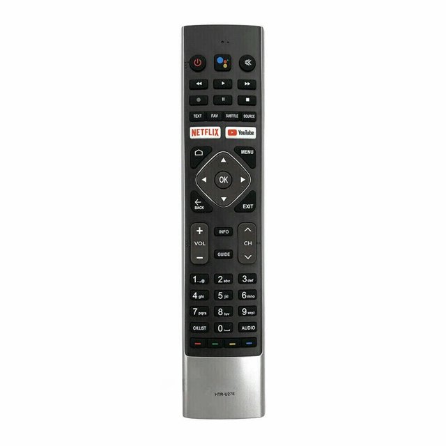Nuevo control remoto original HTR-U27E para Haier Smart AQUA Voice TV LE55K6600UG