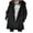 Dark Gray, variant on LYXSSBYX Winter Coats for Women Fashion Womens Warm Faux Coat Jacket Winter Button Solid Long Sleeve Outerwear