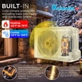 thumbnail image 6 of Klimaire 36,000 BTU Hyper Heat 4-Zone 21.5 SEER2 Heat Pump Wall Mounted Mini Split Heat Pump System w/ All Inclusive Installation Kits ( 4x 9,000 BTU ) - R454B, 6 of 8