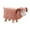 Pink, variant on deevoka Animal Footstool Cartoon Footrest Ottoman for Living Rooms Entryway Playroom Pink