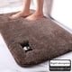 thumbnail image 3 of Alfombrillas de baño súper absorbentes de terciopelo grueso, alfombrillas antideslizantes para dormitorio, alfombras de baño, alfombrillas de cocina, 40 x 60 cm, azul, 3 of 5