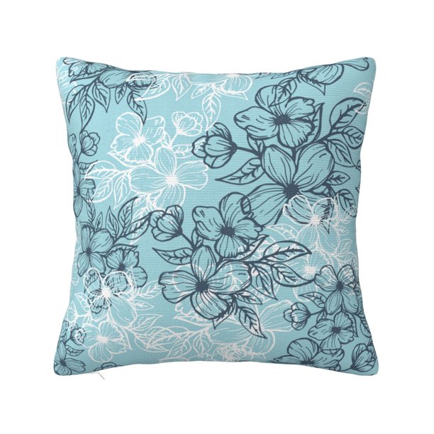 ZICANCN Natural Forest Petals Decorative Throw Pillow Covers, Bed Couch