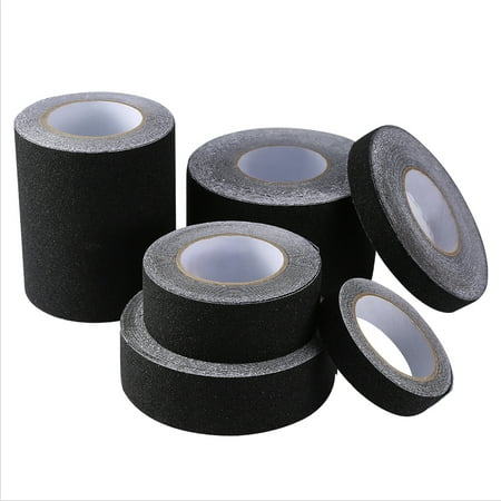 TMISHION Anti SlipTape Adhesive Sticky Backed Non Slip Safety Flooring Skid Grit Grip Tape Black Sticker 2.5cm*20m