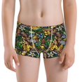thumbnail image 5 of Yiaed Hawaiian Culture Symbols Print Boys' Boxer Briefs Cotton Casual Stretch Comfort Boys Boxers - Kids Boxer Briefs Underwear for Boys (6-18)-X-Small, 5 of 5