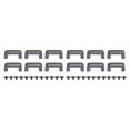thumbnail image 2 of D Ring Connector Buckle, Gun Color Easy To Install Metal 12 Set Arch Bridge D Ring Buckle  for Bag Box Drawer, 2 of 7