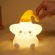 thumbnail image 1 of Luz Nocturna Para Niños,Lindo Bebé, Niñas, Niños, Niños, Guardería, Estrella, Luz Nocturna Para Dormitorio, Silicona Blanda, Suave, Con Pilas, Led, Color Changi, 1 of 4