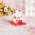 thumbnail image 3 of Solar Powered Cute Waving Cat Good Luck Wealth Welcoming Cats Home Display Car Decor Feng Shui Decoration, 3 of 7