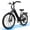 Black, variant on Plus Electric Bike for Adults, 26" Urban EBike with Peak 1200W Motor, Up to 25MPH, 48V 15Ah Battery, Electric Bicycle with 7-Speed, White