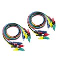 thumbnail image 1 of Cable de Prueba de Pinza de Aislado Piezas, Cables de Prueba de Pinzas de de Doble Extremo, Cable de Puente de Prueba Sharpla Cable con pinzas de cocodrilo, 1 of 7