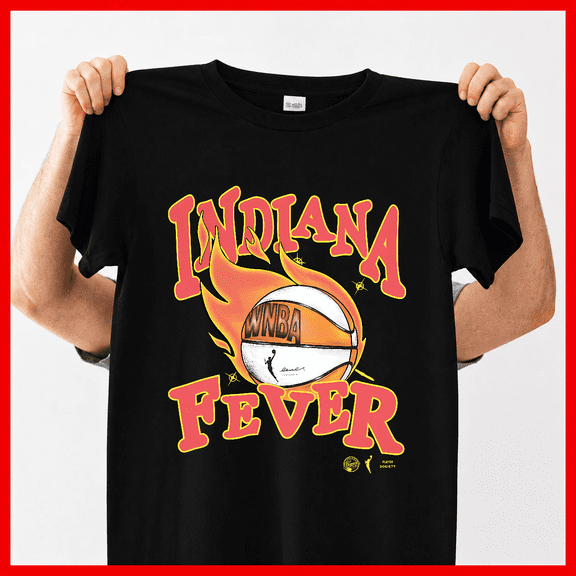 Indiana Fever Basketball Team Graphic Fan Sports Gear Unisex T-ShirtPlus Size S–5XL Available