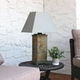 thumbnail image 6 of Sunnydaze 24" Natural Slate Outdoor Table Lamp with Gray Shade, 6 of 10