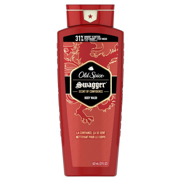 Old Spice Swagger Scent of Confidence, Body Wash for Men 21 fl oz