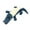 Blue, variant on Plush Crocodile Dog Chew Toy Linen Molar Teeth Cleaning Toy for Boredom Interactive Play, 11 Inch Blue