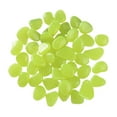 thumbnail image 4 of 50Pcs Glow in The Dark Rocks Pebbles DIY Crafts Cobblestones Luminous Stones for Yellow, 4 of 8