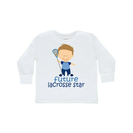 

Inktastic Future Lacrosse Star Boy Gift Toddler Boy Girl Long Sleeve T-Shirt