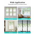 thumbnail image 6 of Window Privacy Film Green Vines Stained Glass Window Film Decorative Sun Block Window Cover Spring Botanical Plants Leaves Farmhouse Window Clings Static Adhesive Sticker for Bathroom 29.5"x118", 6 of 6