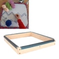 thumbnail image 1 of Embroidery Strip Frame, 15.7in Wide Punch Needle Frame 4 Sides Easy Assembly Sturdy  for Tufting, 1 of 7