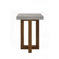 thumbnail image 5 of Keven's End Table Featuring a Striking Faux Concrete Top and Walnut Finish, 5 of 5
