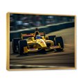 thumbnail image 2 of Designart Racing Oversized framed wall art decor, Racing framed wall Art, Rush of Formula Car at Speedway I , Yellow Modern Gold framed wall art, 40x30 inches Gold Frame, 2 of 5