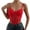Red-05, variant on Mittory Women Lace Corset Top V Neck Elastic Straps for Party Streetwear Going Out Party Corset Tops