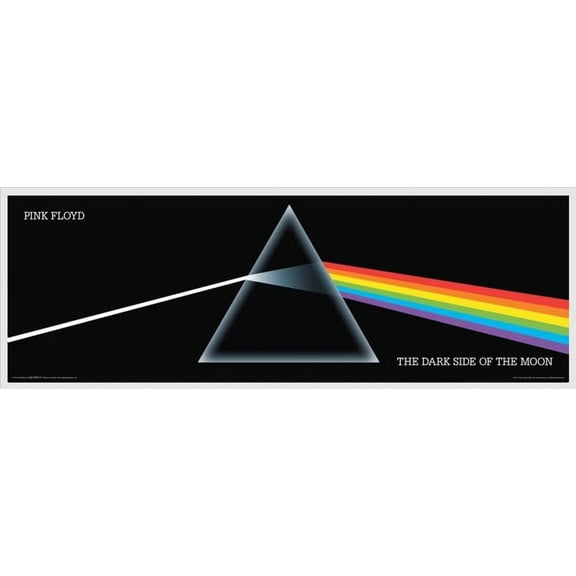 Pink Floyd Dark Side of the Moon Slim Print Poster 36.5" x 12.5" Laminated