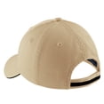 thumbnail image 4 of Port Authority Mens Sandwich Bill Cap with Striped Closure, 4 of 4