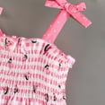 thumbnail image 5 of Toddler Girls Dress Cowl Neck Watermelon Print Spaghetti Strap Summer Beach Children Girls Casual Dresses,2 -3 Years, 5 of 6