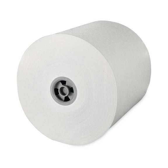 Pro Hard Roll Paper Towels with Absorbency Pockets for Scott Pro Dispenser, Gray Core Only, 1-Ply, 7.5" x 900 ft, 6 Rolls/CT