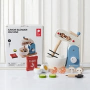 Bc Babycare Kids Blender and Mixer Set, Wooden Kitchen Play Set, Kids Pretend Toys, Play Kitchen for Toddlers 1-3
