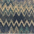 thumbnail image 3 of Plutus Brands Blue Plutus Wave Chevron Luxury Throw Pillow 20 in x 26in, Double Sided 20" x 26" Standard, 3 of 8