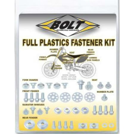 Bolt MC Hardware 024-30816 Honda Style Plastic Fastener Pack - M8x1.25x16mm shoulder seat (Best Mc Texture Packs)