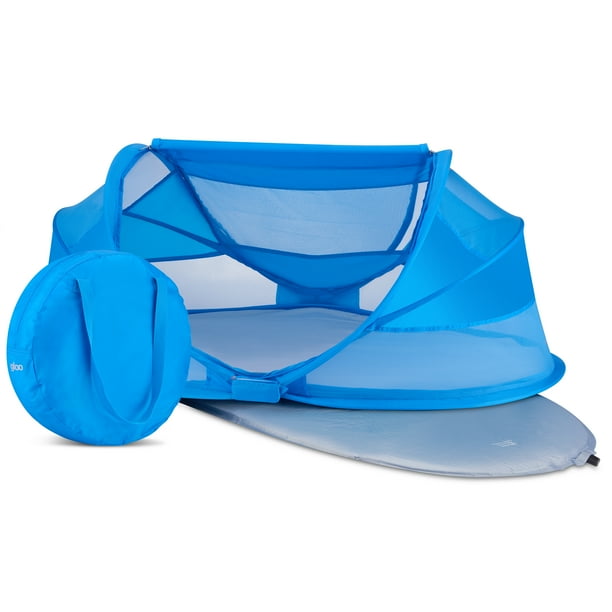 Joovy® Gloo Pop Up Travel Bed, Regular in Blueprint