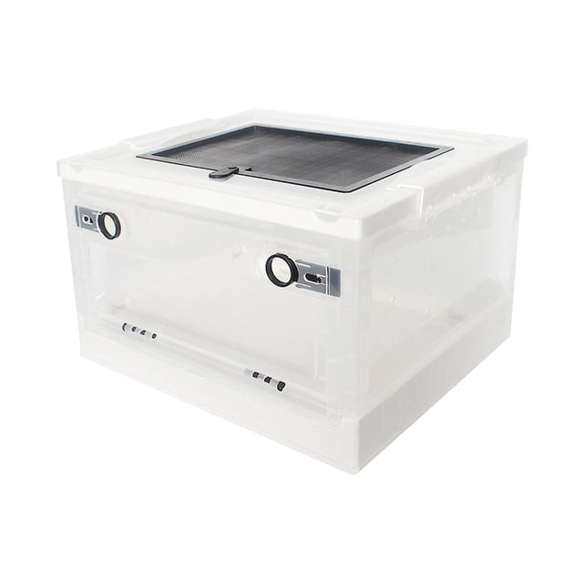 Caja de alimentación plegable para reptiles Caja de cría para hámsteres Jaula para erizos Hábitat Transporte