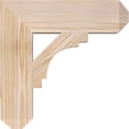 thumbnail image 3 of Ekena Millwork 3 1/2"W x 14"D x 14"H Merced Craftsman Smooth Bracket, Douglas Fir, 3 of 4