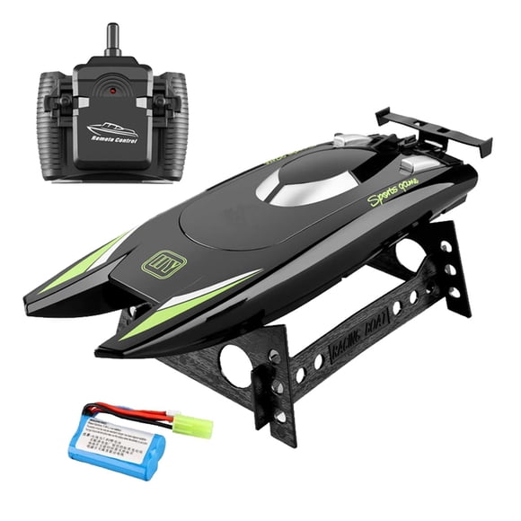 High Speed RC Remote Control Water Racing Boat 30km/h for Pool Lakes Battery