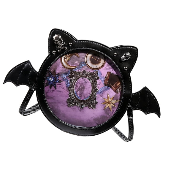 Clear Window Itabag Shoulder Purse for Pin Cosplay Display Women Crossbody Bag