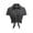 Black, variant on Summer Tie Front Vintage Crop Tops for Women 1950s Polka Dot Button down Collar Dressy Casual Blouses Short Sleeve Lapel Thin Breathable Rockabilly Pinup Retro Shirts Black S
