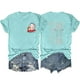 thumbnail image 2 of Fiudx Camisetas para Mujer Camiseta/Camisa Holgada Informal de Manga Corta con Estampado de Letras a Doble Cara para Mujer, 2 of 3