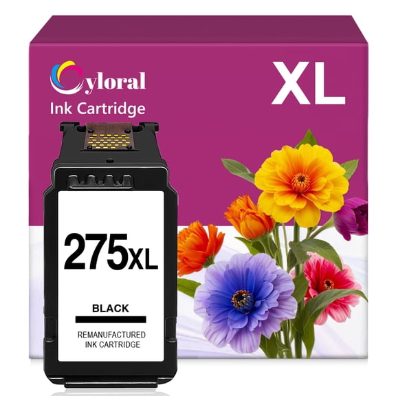 275XL Black Ink Cartridge Compatible with Canon 275 Ink for Pixma TS3722 TS3522 TS3500 TR4700 TR4720 TR4722 Printer Black