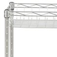 thumbnail image 5 of SAFAVIEH Mario 4-Tier Chrome Wire Basket Rack Chrome, 5 of 6