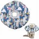 thumbnail image 4 of Collar de recuperación para mascotas Coll Collar protector suave para gatos Collar curativo con protección para el cuello y cordón ajustable que no bloquea la visión (azul), 4 of 5