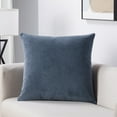 thumbnail image 3 of Videri Home 20"x20" Navy Blue Pinwale Corduroy Decorative Throw Pillow Covers, Retro for Den(2 Pack), 3 of 6