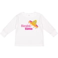 thumbnail image 3 of Inktastic Fiesta Pink Sombrero Girls Long Sleeve Toddler T-Shirt, 3 of 5