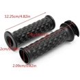 thumbnail image 3 of LinenLoon 7\\/8 Inch Motorcycle Universal Rubber Black Handlebar Hand Grip Bar End For Cafe Racer Bobber Clubman Custom (Black), 3 of 5
