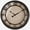 Oil Rubbed Antique Bronze-10 inch, variant on & Co 10" Farmhouse Series Wall Clock Cottage Style Faux Burlap Design Silent No Ticking Oil Rubbed Bronze Finish