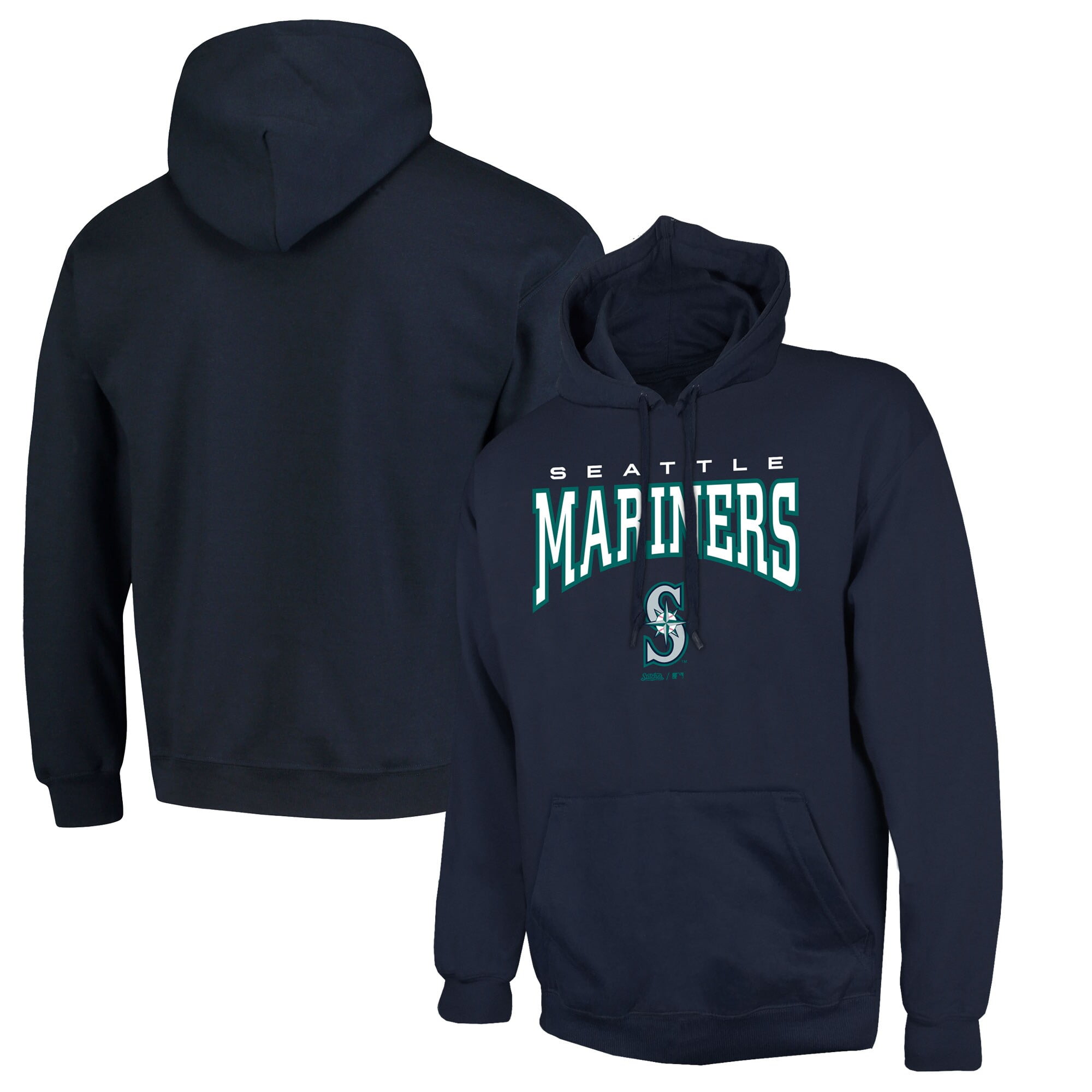 Seattle Mariners Stitches Team Pullover Hoodie - Navy - Walmart.com - Walmart.com