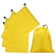 thumbnail image 1 of Uxcell 5Pcs Bolsa con Cordón de Poliéster 210D, Bolsa de Almacenamiento de Viaje Impermeable Plegable de 10 x 12 Pulgadas, Bolsa Cinch para Gimnasio, Viaje, Senderismo, Amarillo, 1 of 7